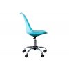 Designová kancelářská židle Scandinavia tyrkysová