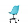 Designová kancelářská židle Scandinavia tyrkysová