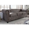 Luxusní sedačka Chesterfield 3 taupe 205cm