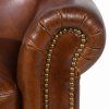 Designové křeslo nadčasová kožená elegance