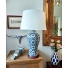 Luxusní keramická lampa China Floral 73cm