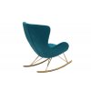 Designové houpací křeslo Scandinavia Swing tyrkysové