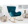 Designové houpací křeslo Scandinavia Swing tyrkysové