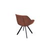 Stylová komfortní Retro židle Dutch hnědá