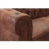 Rohová chesterfield sedačka Cintia 280cm levá antická hnědá