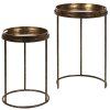 Designový set stolků Marble Mirror art-deco elegantní