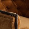 77191 7 luxusni kreslo mustard velvet kovovy ram