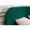 Retro čalouněná postel Maestro 140x200cm smaragd samet
