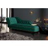 Designová lenoška Chesterfield Smaragdo 170 cm