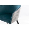 Designová židle Camelia Diamante modrá/šedá