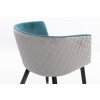 Designová židle Camelia Diamante modrá/šedá