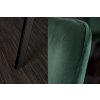 Designová židle Amsterdam Retro samet smaragd