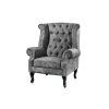 Designové křeslo s prošíváním Chesterfield