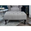 Designová čalouněná taburetka chesterfield styl