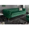 Luxusní sametová sedačka Modern Barock 240cm zelená
