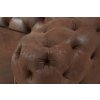 Luxusní chesterfield sedačka Modern Barock 240cm hnědá