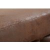 Luxusní chesterfield taburet Modern Barock hnědý