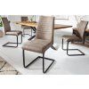Designová pohupovací židle Arrane taupe