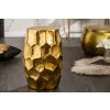 Stylový kovový příruční stolek Marrin 30cm zlatý