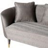 Designová sedačka Mink Hide s kožešinovým efektem