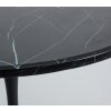 82474 6 luxusni jidelni stul brujo 120cm cerna v art deco stylu