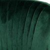 Stylové sametové křeslo Basil Green
