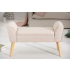 Stylová lavička Sandra 90cm krémová