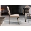 Luxusní jídelní židle Modern Barock II krémový samet