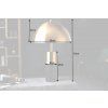 Stylová stolní lampa Borgua 52cm černý mramor