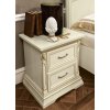 Klasický noční stolek Sophia 58cm bílý