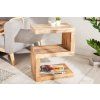 Designový stolek S 60 cm masiv mango přírodní dřevo