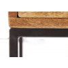 Designový noční stolek Aero Mango 45 cm kov a dřevo