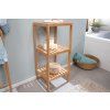 Stylový policový regál Bambu 80 cm