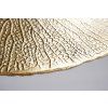 Moderní příruční stolek Leaf 40 cm kovový design
