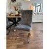 Designová sametová židle Modern Barock