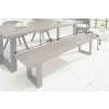 Luxusní industriální lavice Aero Mango Grey 170cm z masivu