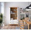 Designová vitrína Prisma 103 cm se sklem