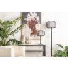 Moderní stojací lampa Black Cage 164cm