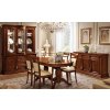 Klasická jídelní židle Sophia třešeň bez područek - sestava s příborníkem