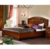 Klasická postel Ricardo Belle 160-180cm ořech