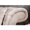 Luxusní chesterfield sedačka CONTESSA 225cm champagne samet