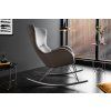 Designové houpací křeslo Swing II šedé