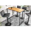 Moderní barový stůl Apart 120cm divoký dub/antracit