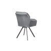 Designová otočná židle Lone II šedá