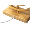 Moderní kovová stolní lampa Nella Gold 58cm