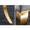 Luxusní jídelní židle Modern Barock Gold šedá samet