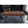 Stylová čalouněná lavice Boutique 100cm hnědá