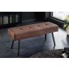 Stylová čalouněná lavice Boutique 100cm hnědá