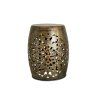 Orientální mosazný taburet Jumairah 45cm kov