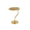 Luxusní příruční stolek Ginkgo Leaf 53 cm kovová konstrukce